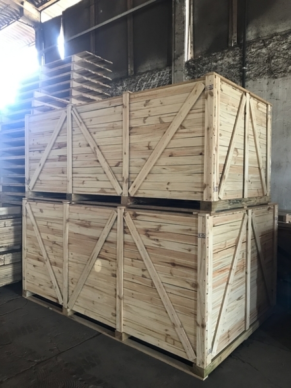 Caixas de Madeira para Equipamentos Cerquilho - Caixa de Madeira para Exportação