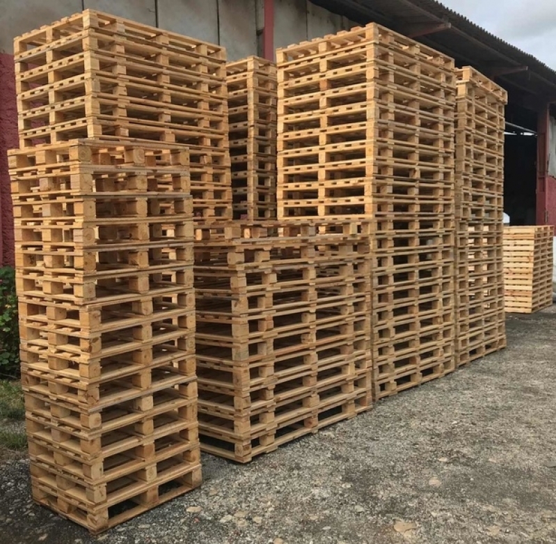 Fábrica de Pallets de Madeira Descartável Mairinque - Fábrica de Pallets de Madeira em Pinus